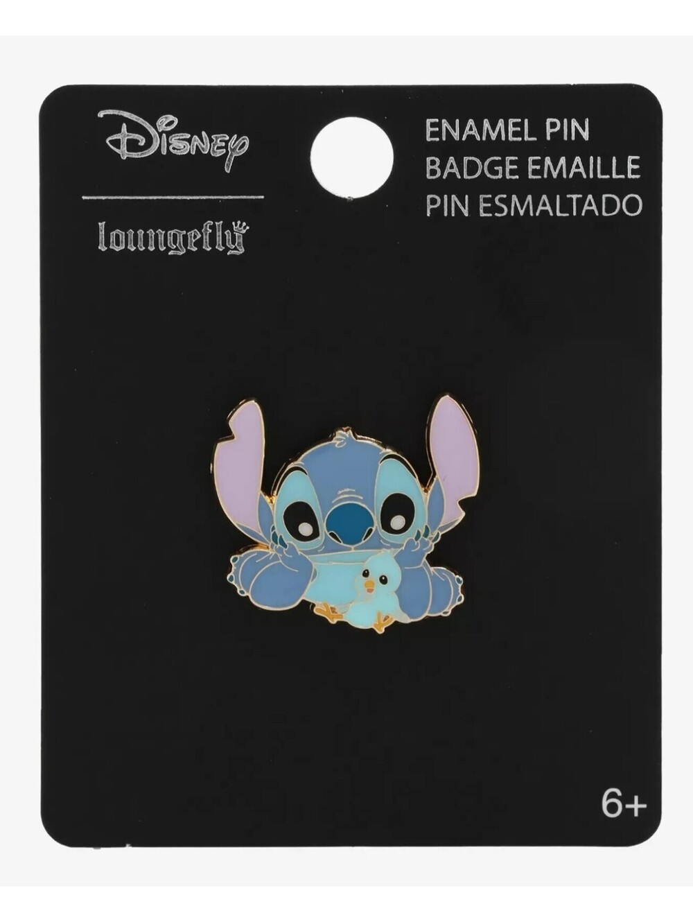 Loungefly Disney Lilo & Stitch Stitch with Blue Bird Enamel Pin